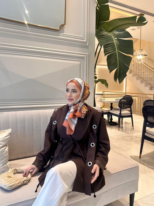 Ceket-131H&R ButikKuşgözlü Vera Ceket Kahve