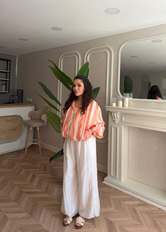 HR-1182H&R ButikMoi - Renkli Ceket