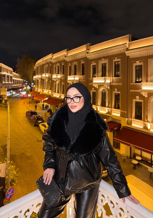 HR-3358H&R ButikPw- Lima Deri Ceket Siyah