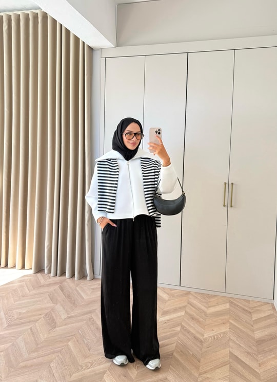 HR-2999H&R ButikTb- Eba Midi Puf Ceket Beyaz