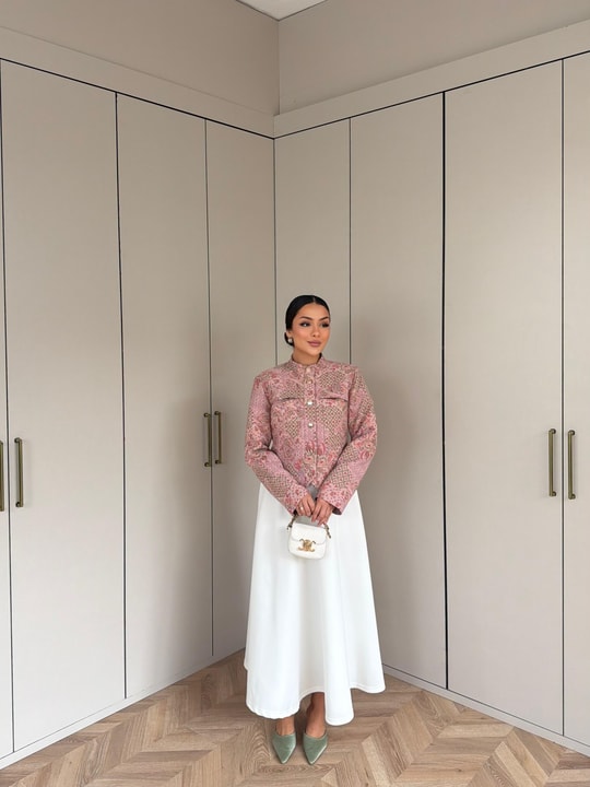 HR-3350H&R ButikTb- Elina Ceket Pudra