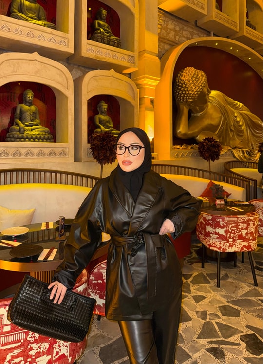 HR-3545H&R ButikWemal Deri Ceket Siyah