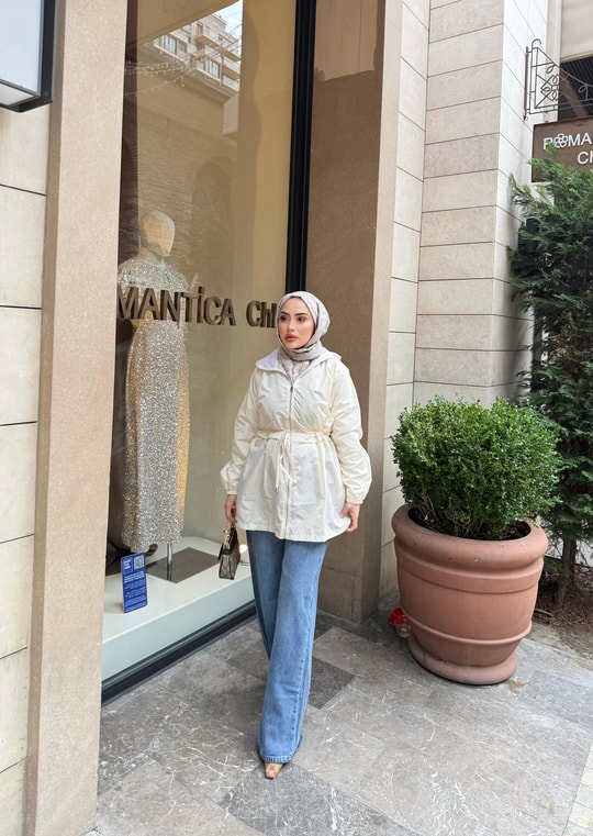 YGMRLK-0002H&R ButikJuan Yağmurluk Bej