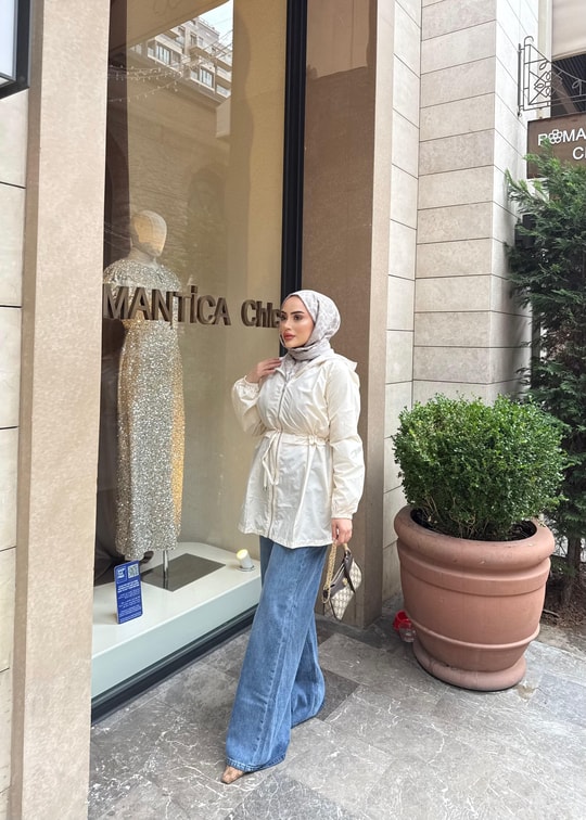 YGMRLK-0002H&R ButikJuan Yağmurluk Bej