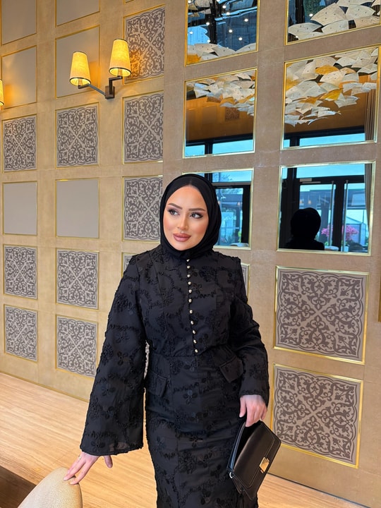 HR-0066H&R ButikNG-Sakura Dantel Elbise Siyah