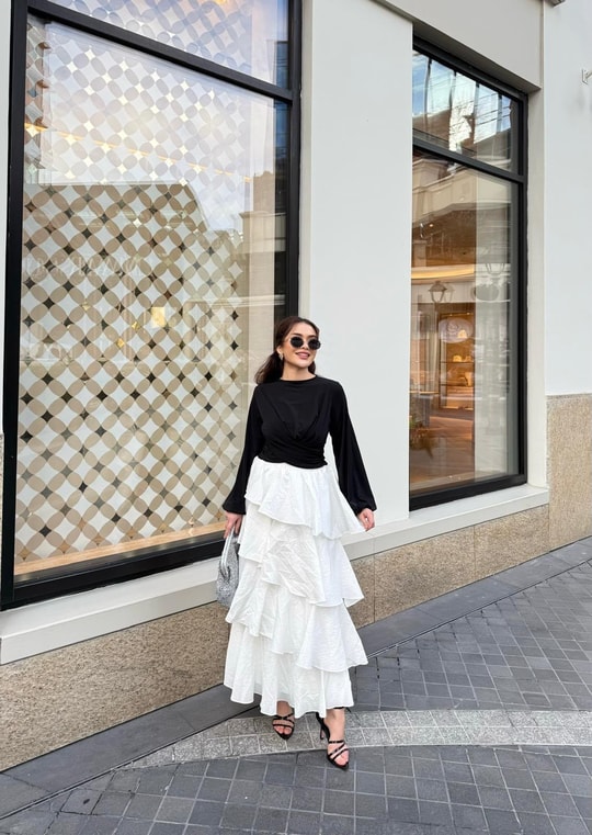 HR-1344H&R ButikTb - Kat Kat Etek Beyaz