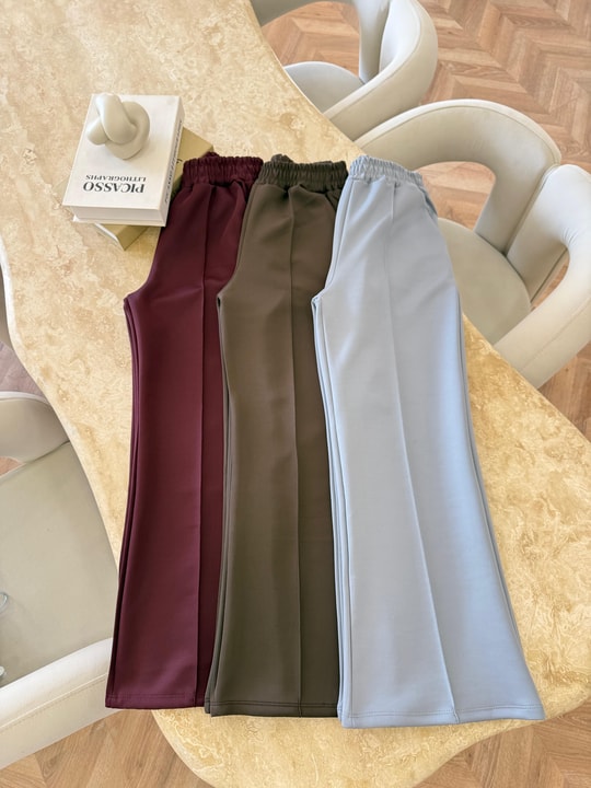 PNT-039H&R ButikÇımalı Scuba Bol Pantolon Gri