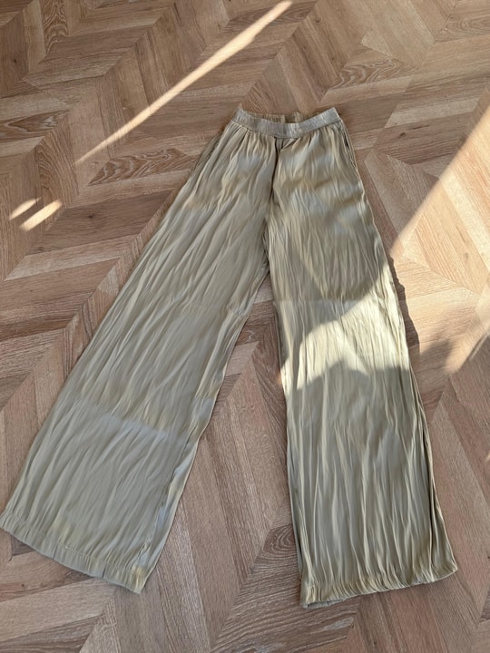 HR-1413H&R ButikKırışık Muadil Pantolon Bej