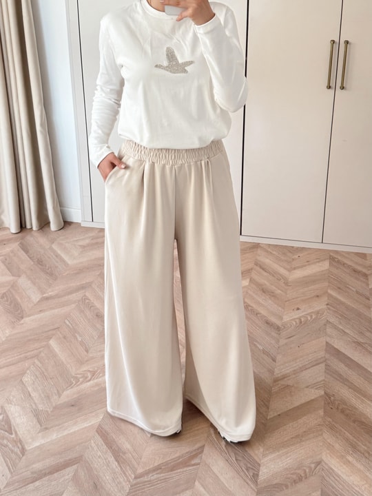 HR-0873H&R ButikMB - Bol oysh Pantolon Bej
