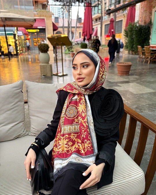 ŞAL-10H&R ButikVers Şal Kırmızı