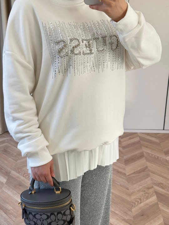 Sweat-230H&R ButikHap-Beyoğlu Muadil Sweat Beyaz