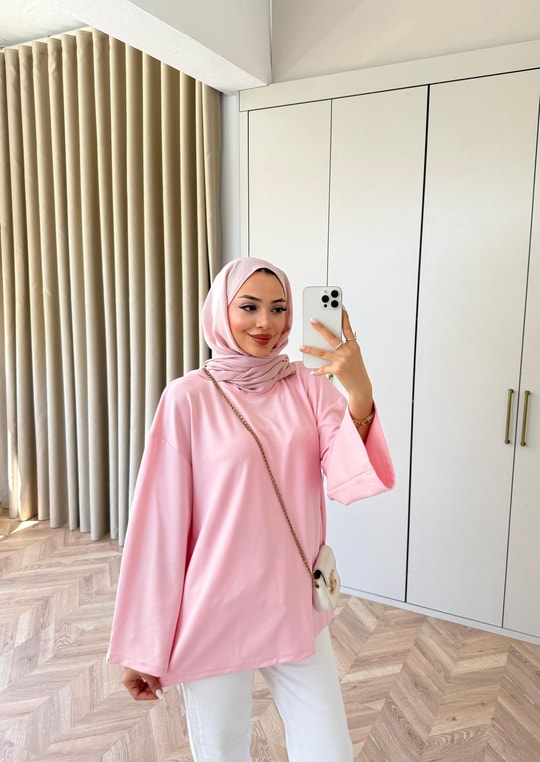 HR-1144H&R ButikKiw-Muadil Oysh Üst Pembe