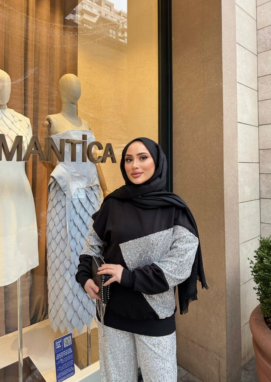 Sweat-189H&R ButikOlla sim Detaylı Sweat Yan Çizgili Siyah