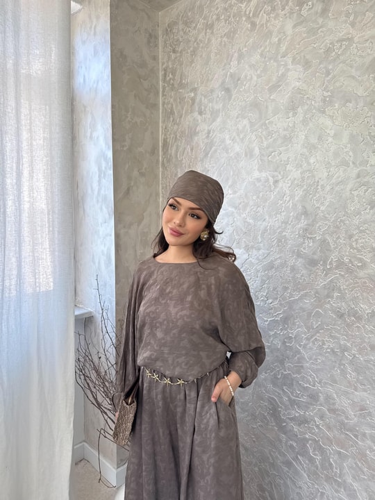 HR-1065H&R ButikHot- Belami 3 Lü Takım Vizon