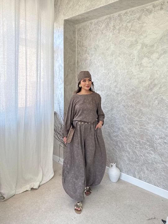 HR-1065H&R ButikHot- Belami 3 Lü Takım Vizon