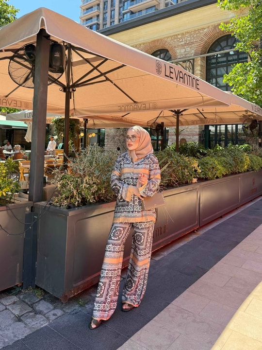 HR-1230H&R ButikHot- Tila Etnik Desen Takım