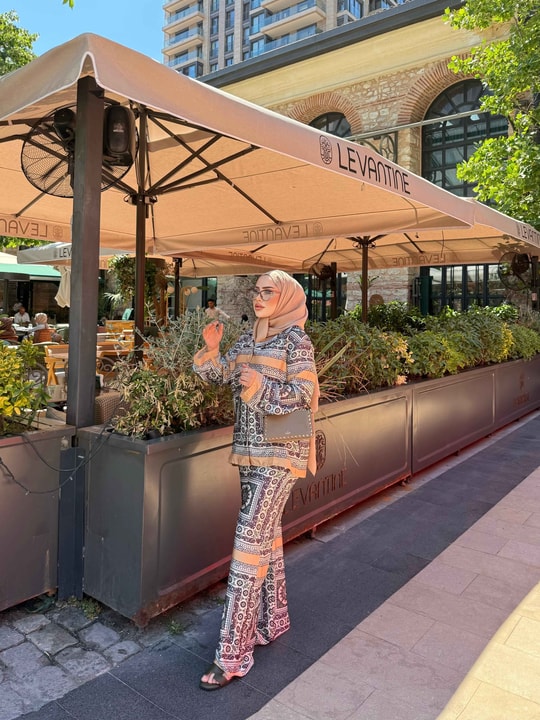 HR-1230H&R ButikHot- Tila Etnik Desen Takım