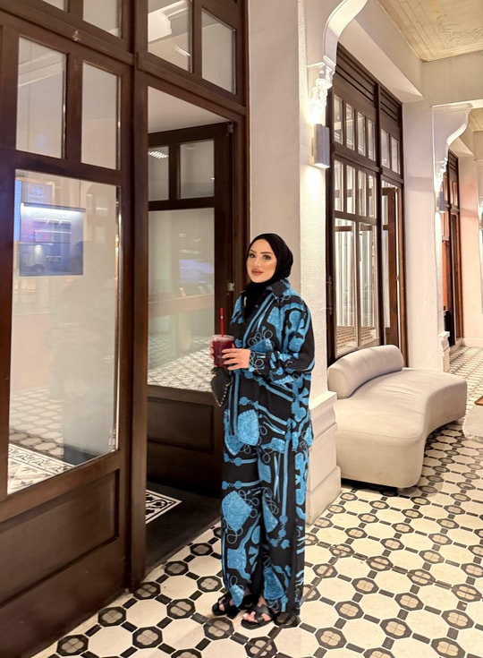 HR-1507H&R ButikHR - Samira Zincir Desen Takım