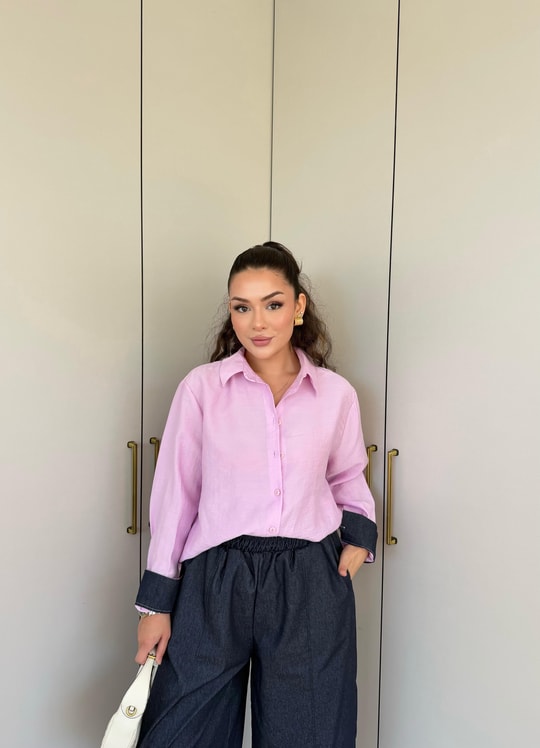 HR-1521H&R ButikPw- Fira Takım Pembe Lacivert