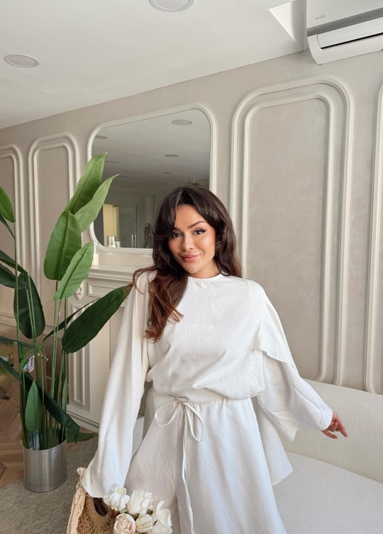 HR-1060H&R ButikQu- Lina Takım Bej