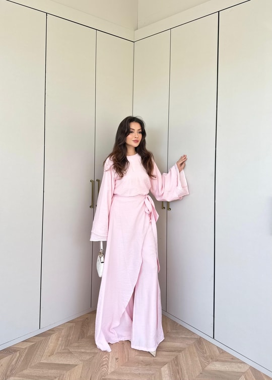 HR-1040H&R ButikQu- Nehir Takım Pembe