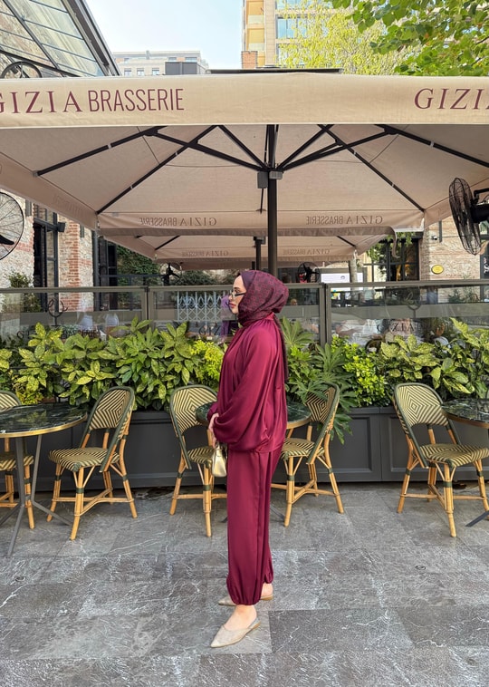 TAKM-1782H&R ButikSaten Takım Bordo