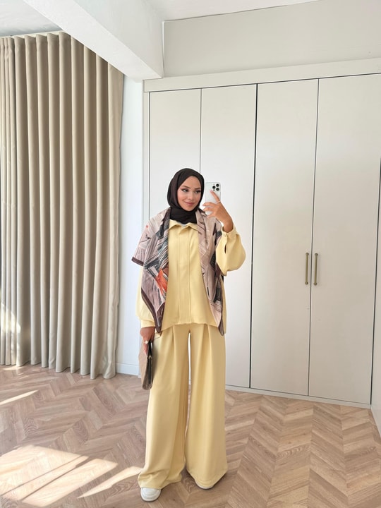 HR-2963H&R ButikTB - Nema Oysh Takım Sarı