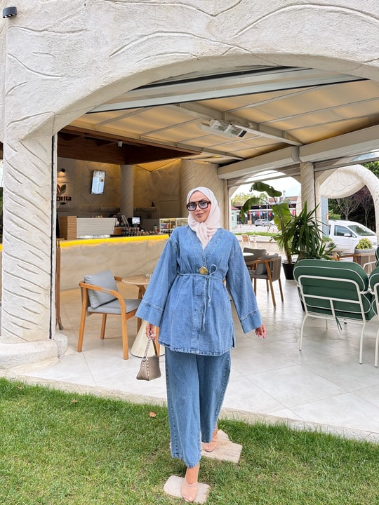 HR-3067H&R ButikTB - Nevas Kot Pantolon Takım Mavi
