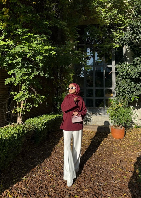 TUNK-121H&R ButikDessa İspanyol Kol Tunik Bordo