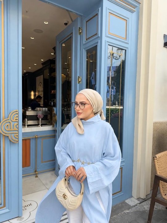 HR-1122H&R ButikTB - Güla Tunik Bebe Mavi