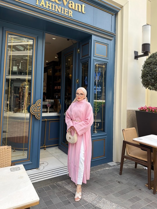 HR-1118H&R ButikTB - Güla Tunik Pembe