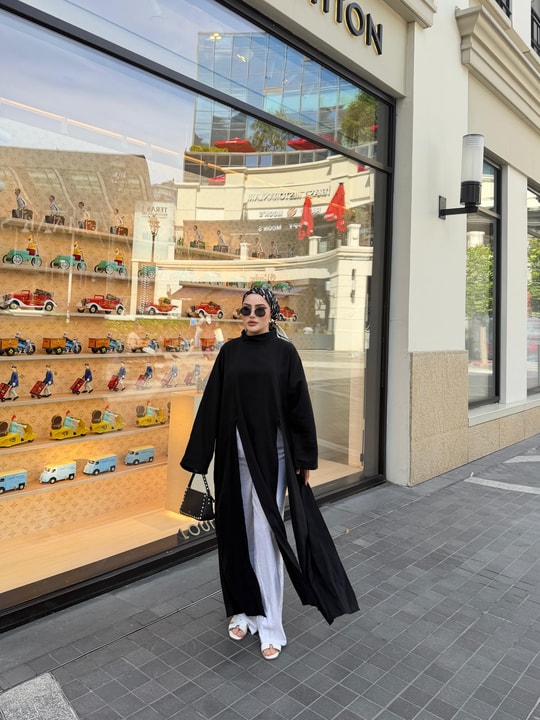 HR-1118H&R ButikTB - Güla Tunik Siyah