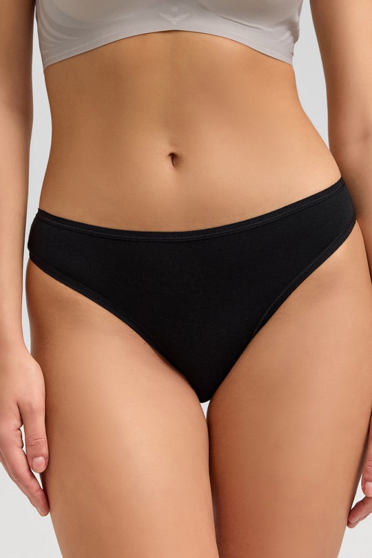 Mısırlı Micro Modal Slip Siyah