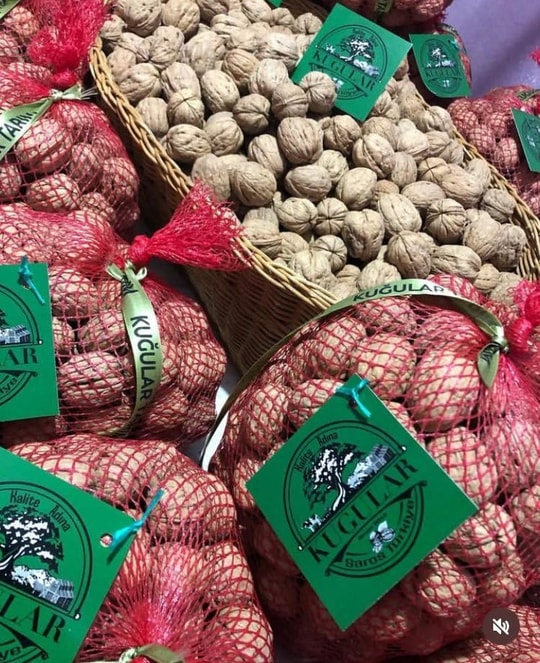 Dokuma fileler, 1 kg ve 3 kg ürün taşır