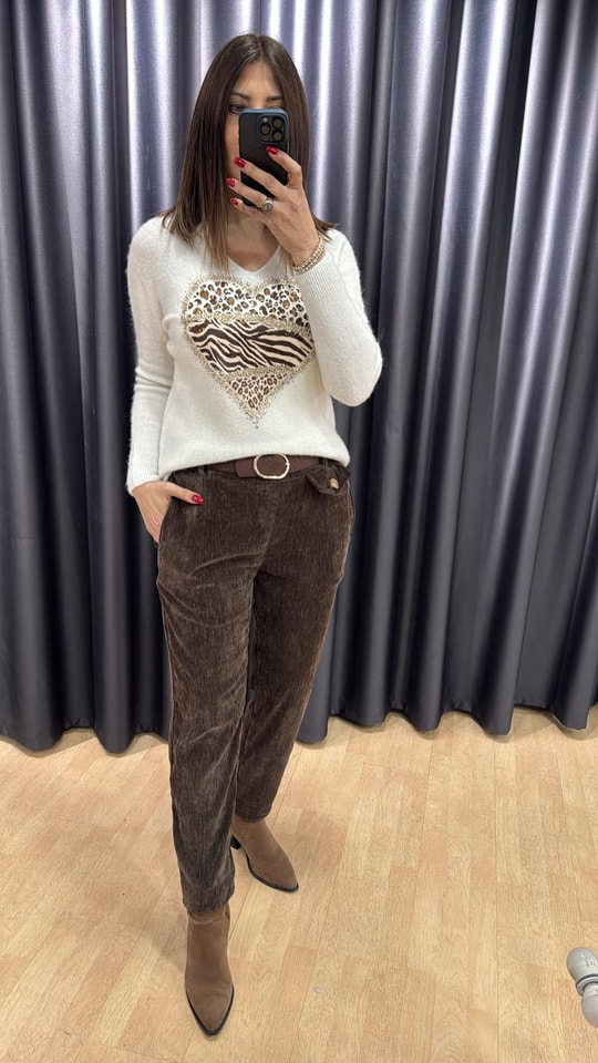 İthal Taşlı Triko 2868