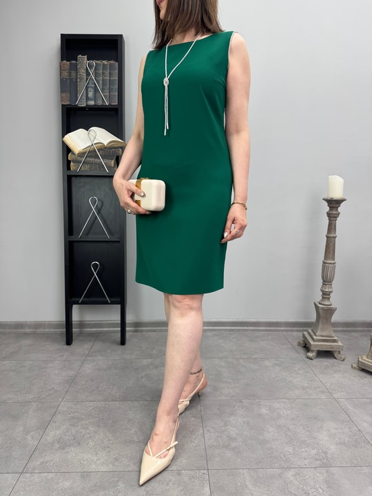 Kristal Taş Aksesuarlı Elbise 4050