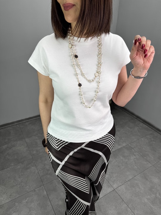 Tırnak Kol Marka Tshirt 3297