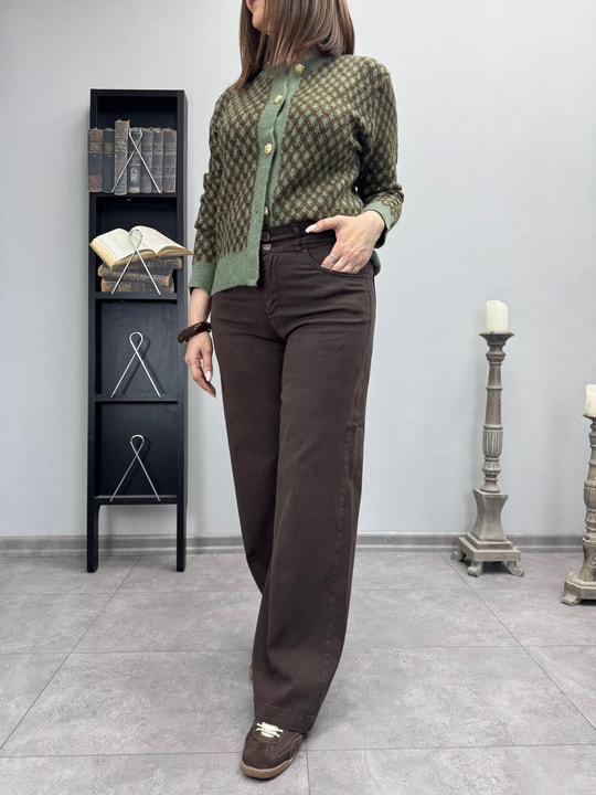 Tencel Palazzo Pantolon 3922