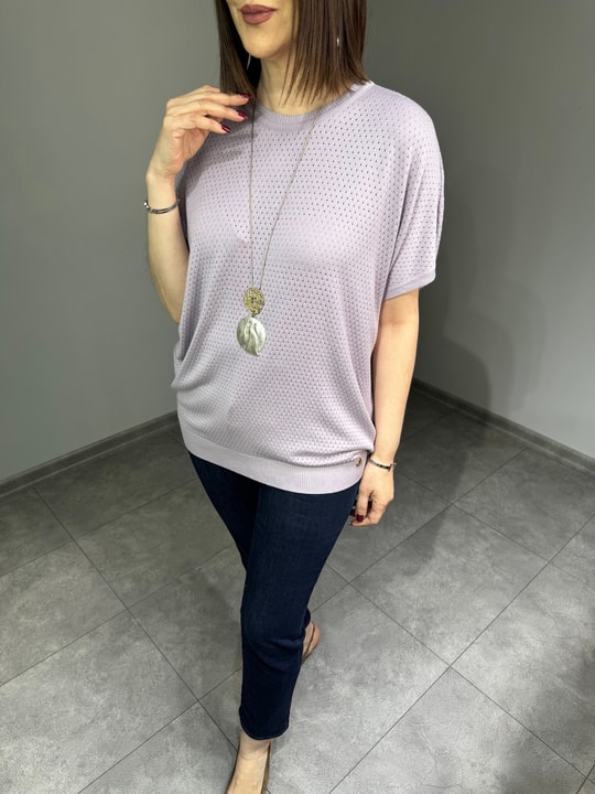 Sıfır Yaka Merserize Triko 3195