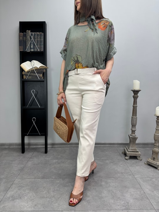 Pamuklu İthal Pantolon 3575