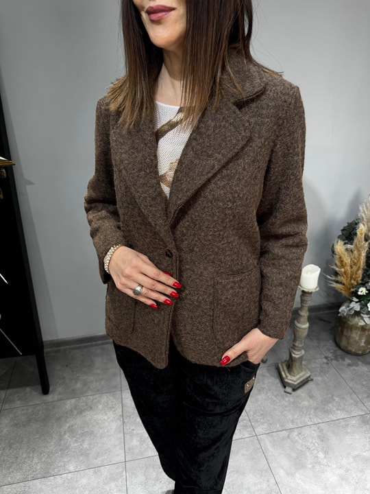 İthal Keçe Ceket 2867