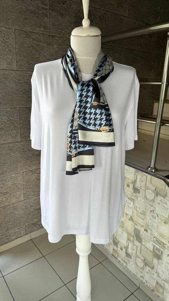 Fularlı Bluz 3232