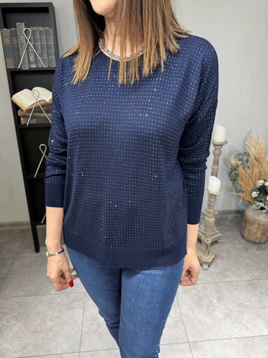 Full Taşlı Triko 2457