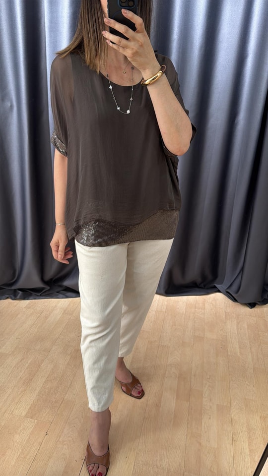 İthal İpek Bluz 3353