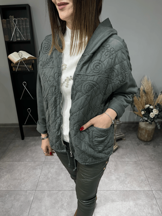 İthal Kapitone Mont 2399