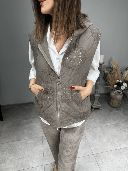 İthal Kapitone Yelek 2613
