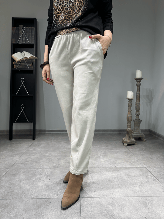 Kemerli İthal Pantolon p2302