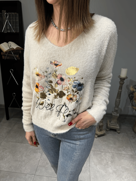 Yaldızlı İthal Angora Triko 2516