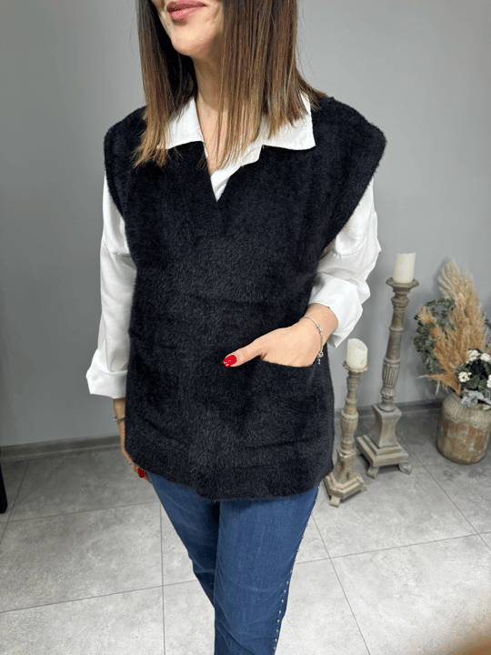 Yerli Angora Yelek 2587