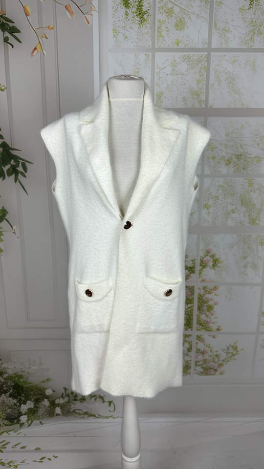 Yerli Angora Yelek 6592